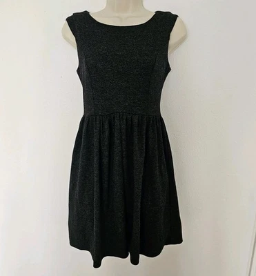 Vestido Y2k Sin Mangas Perfecto LBD Talla 2 Ajuste y Acampanado Brillante Nochevieja Fiesta de Vacaciones Foto 1 de 4