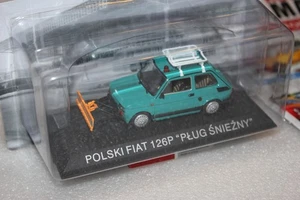 Kultowe Maluchy - Polski Fiat 126P - "PŁUG ŚNIEŻNY" - 1:43 NEW  SEALED - Bild 1 von 3