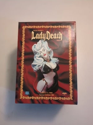 Lady Death 2001 Brian Pulido Mini-Bust Special Ed Limited/300 Chaos! Comics - Image 1 of 4