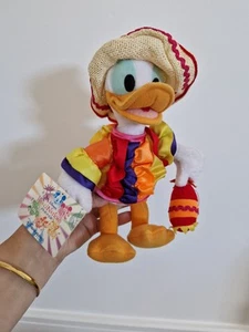 Vintage Donald Duck Bean Bag From ImagiNations Parade Disneyland in PARIS NWT - Picture 1 of 7