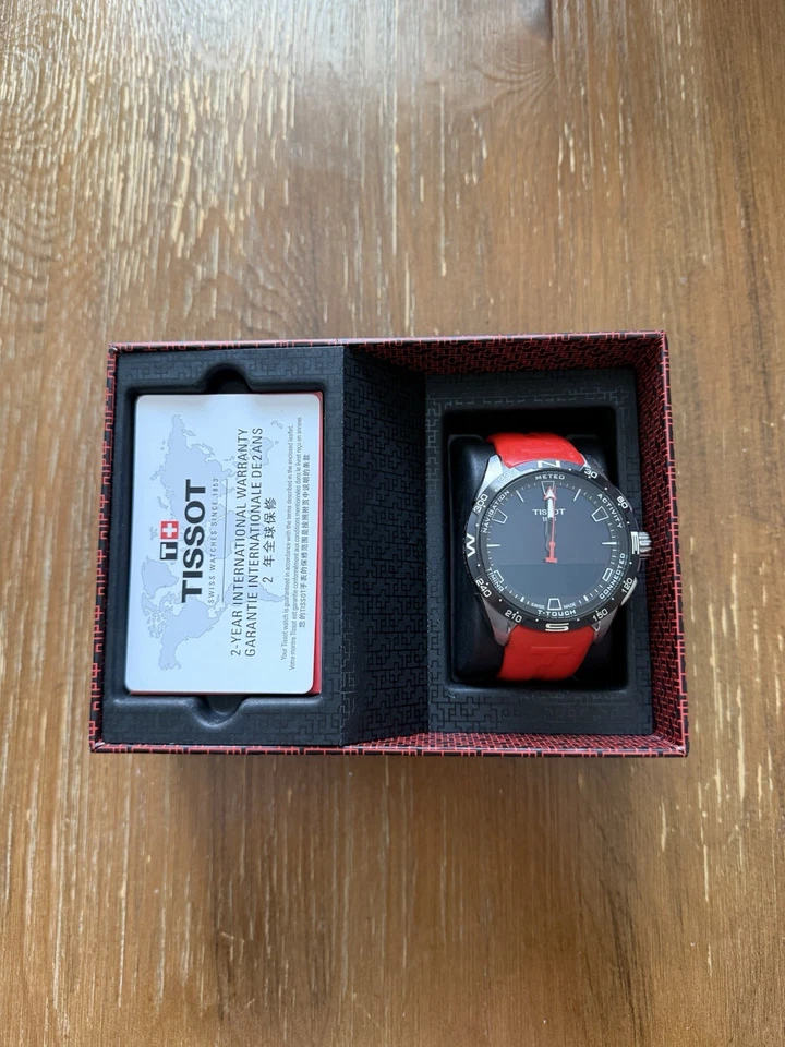 Reloj solar Tissot T-Touch Connect para hombre T1214204705100 goma titanio Foto 1 de 4