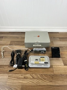 Kodak EasyShare LS753 5.0MP Digi Camera - Silver WITH Dock, Cords, Battery - Picture 1 of 16