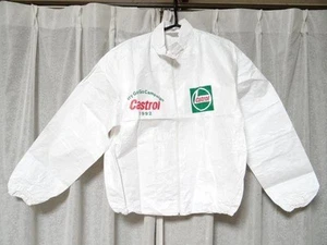Castrol 90s Vintage Workwear Jumper Jacket L Car Mechanic Old Car Collectible - Picture 1 of 4