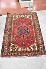 Tappeto Iraniano Rosso Blu Bianco 150 X 103 Cm