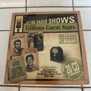 20 CD / DVD set - Old Time Radio Shows with Famous Guest Stars - Ronald Reagan - Imagen 1 de 5