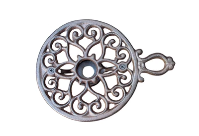 Rechaud fornello con manico in ghisa piastra riscaldante sottopentola nostalgia - Immagine 1 di 3