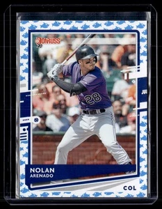 2020 Donruss Optic #149 Nolan Arenado Carolina Blue and White fish - Picture 1 of 2