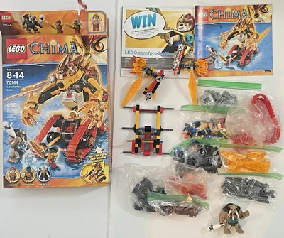 Lego Legends of Chima #70144 Laval's Fire Lion 2014 Incomplete Mungus & Cragger - Image 1 of 4