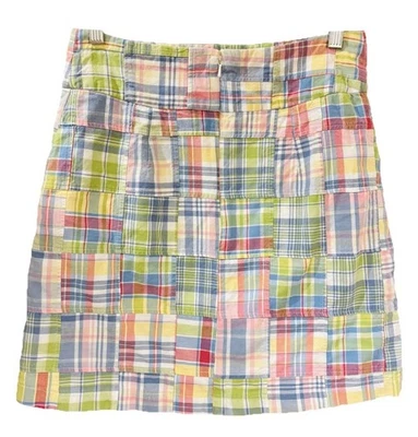 Minifalda CASTAWAY NANTUCKET Ali Parche Pastel Madrás Forrada Algodón Multi Talla 2 Foto 1 de 4