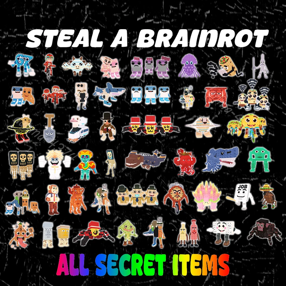 Steal A Brainrot | All Secret Items | SAB Rare Secrets - Image 1 of 1