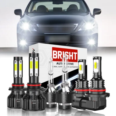 For Lexus LS600h 2008-2012 LED HID Headlight High&Low Beam Fog Light Bulb Combo - Image 1 of 4