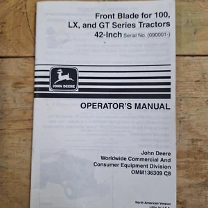 John Deere 42 Zoll Blade 100, LX und GT Serie Traktoren 175 185 LX176 GT275 - Bild 1 von 3