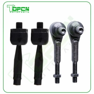 4x New Front Inner Outer Tie Rod End Fits Volkswagen Passat Audi A8 Quattro Foto 1 de 4