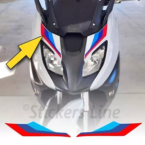 Adesivi carena scudo anteriore BMW C650 Sport C 650 BMW motorsport M Performance - Foto 1 di 3