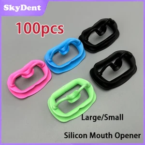 Silicone Dental Teeth Whitening Mouth Prop Opener Cheek Retractor Props 100Piece - Picture 1 of 30