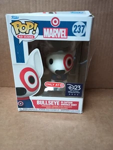 Nuova camicia Funko Pop Target Bullseye In Captain America Marvel Bobblehead - Foto 1 di 7