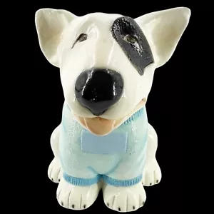 Vintage 1980's Spud McKenzie Large Dog Ceramic Art Studio Statue Bank 12" Tall - Picture 1 of 9