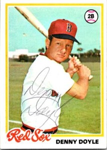 Denny Doyle autographed Baseball Card (Boston Red Sox) 1978 Topps #642 ballpoint