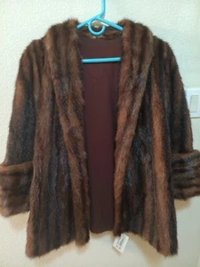 CHAQUETA ABRIGO VISÓN TALLA M. NUNCA USADA. - Imagen 1 de 24