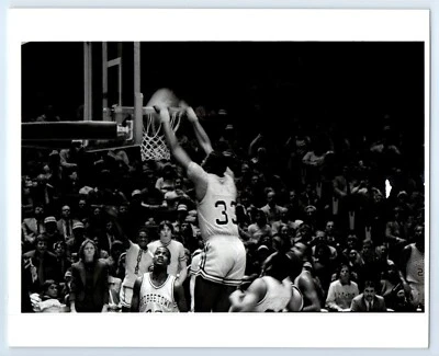 Patrick Ewing Georgetown 33 Basketball Dunk Robert DeMilt Photograph 8x10" c1983 - Image 1 of 2