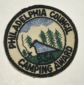 Philadelphia Council Camping Award PAtch MC6 - Picture 1 of 1