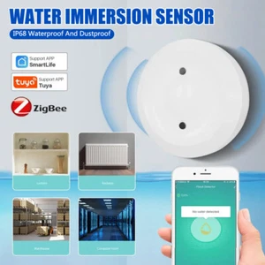 Tuya Water Immersion Sensor Detector Sensor Full Water Linkage Smart Life ZigBee - Picture 1 of 12