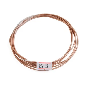 33M Flexible Single Shielded RG178 RF Coaxial Cable M17/93-RG178 108 ft low loss - Picture 1 of 2