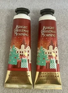 BATH & BODY WORKS Bright Christmas Morning Hand Cream 1oz Shea Butter - Picture 1 of 1