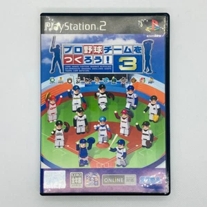 Pro Yakyuu Team Wo Tsukurou 3 Let's Make a Pro Baseball Team PlayStation PS2 - Picture 1 of 24