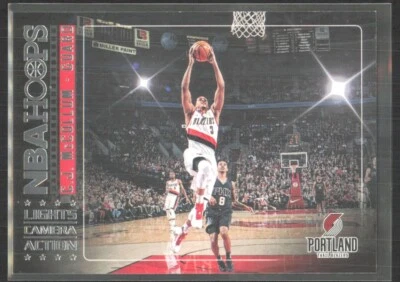 2017-18 Panini NBA Hoops Lights Camera Action C.J. McCollum #35 - Image 1 of 2