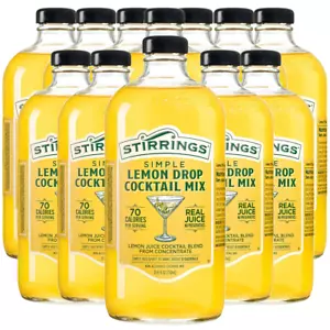 Stirrings Simple Lemon Drop Cocktail Mix 750ml - Real Juice - 12 Pack - Picture 1 of 4