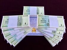 HALF BUNDLE, 50X 10 TRILLION ZIM DOLLARS ZIMBABWE AA 2008 P88 FAST SHIP 50 NOTES