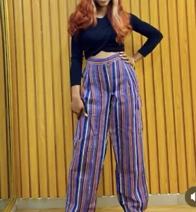 Aso Oke Cargo Trousers - Picture 1 of 3