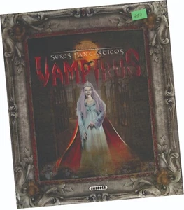 LIBRO INTERACTIVO "SERES FANTÁSTICOS; VAMPIROS, EN ESPAÑOL. - Picture 1 of 2