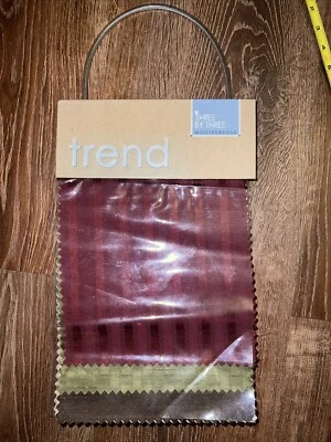 Vintage Fabric Sample Book Blooming Jacquards 79p large 10x8” - Image 1 of 4