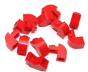 12x LEGO® Abschlussstein 1x2x1 1/3 abgerundet 6091 NEU Rot - Picture 1 of 1