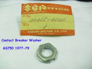 Suzuki  GS750 Contact Breaker Washer 1997-79 NOS GS Generator Signal 33465-45000 - Picture 1 of 1