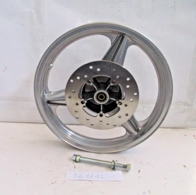 Cerchio Roue Avant Complète Avec Essieu Et Roulement 14X1,85 Pour Piaggio Free - Photo 1/2