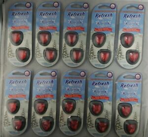 Lot of 10 Refresh Your Car Winter Berries Car Mini Diffusers 2-Pack Limited 