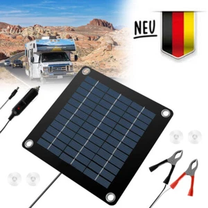 30W Solarpanel 12V Solar Ladegerät Autobatterie Erhaltungsladegerät für Caravan - Bild 1 von 17