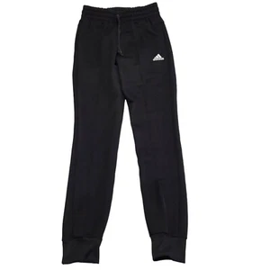 Adidas Tracksuit Bottoms Black Skinny Uk Boy's 11-12 Years W26 L26 E913 - Picture 1 of 4