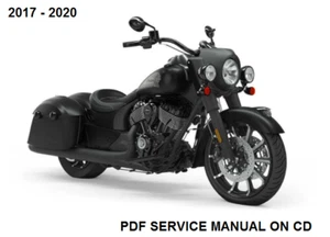 2019 2020 Indian Chief, Indian Chief Classic Dark Horse Service Repair Manual CD - Picture 1 of 5