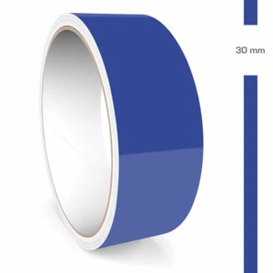 Zierstreifen 30mm 10 Meter Blau Glänzend Glanz Auto Boot Motorrad WoMo - Bild 1 von 5