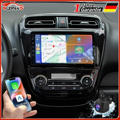 Für Mitsubishi Space Star 2012-2023 Carplay RDS Android 13 Autoradio GPS Navi BT - Bild 1 von 4