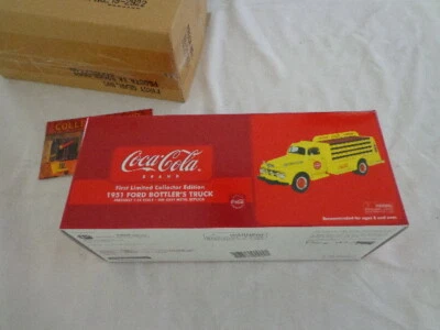 1ST GEAR COLLECTIBLE DIE-CAST 1/34 SCALE 1951 FORD  COCA-COLA BOTTLER'S TRUCK - Image 1 of 4
