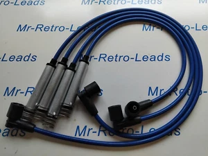 BLUE 8MM PERFORMANCE IGNITION LEADS NOVA 1.4 SR M4 COIL PIN TYPE QUALITY HT LEAD - Picture 1 of 4