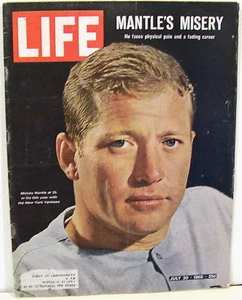 Life Mag 7/30/1965 Mickey Mantle - Mantle's Misery - Picture 1 of 2