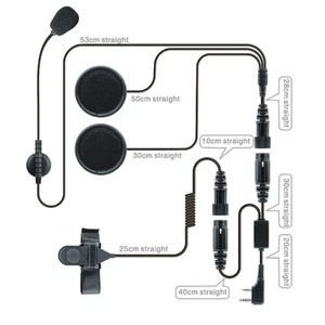 JH-502-2S2 KIT MICROF.TIPO ICOM/MIDLAND CON PTT ESTERNO STAGNO PER CASCHI 333014 - Zdjęcie 1 z 1