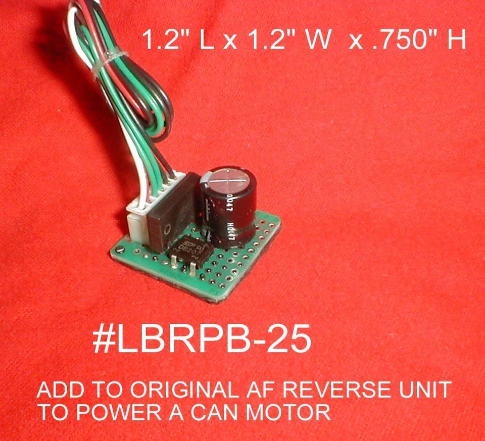 AMERICAN FLYER - USE YOUR ORIGINAL EUNIT TO OPERATE A CAN MOTOR - Image 1 of 1