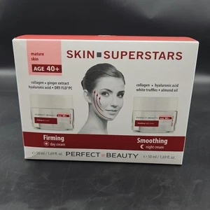 Skin Superstars Perfect Beauty Età 40+ Crema Notte Rassodante Giorno e Levigante Nuova - Foto 1 di 10